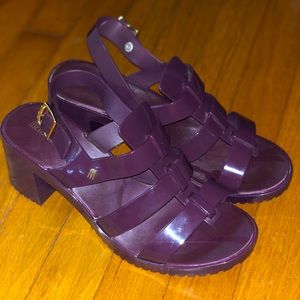 Melissa Gladiator Block Heel Sandals